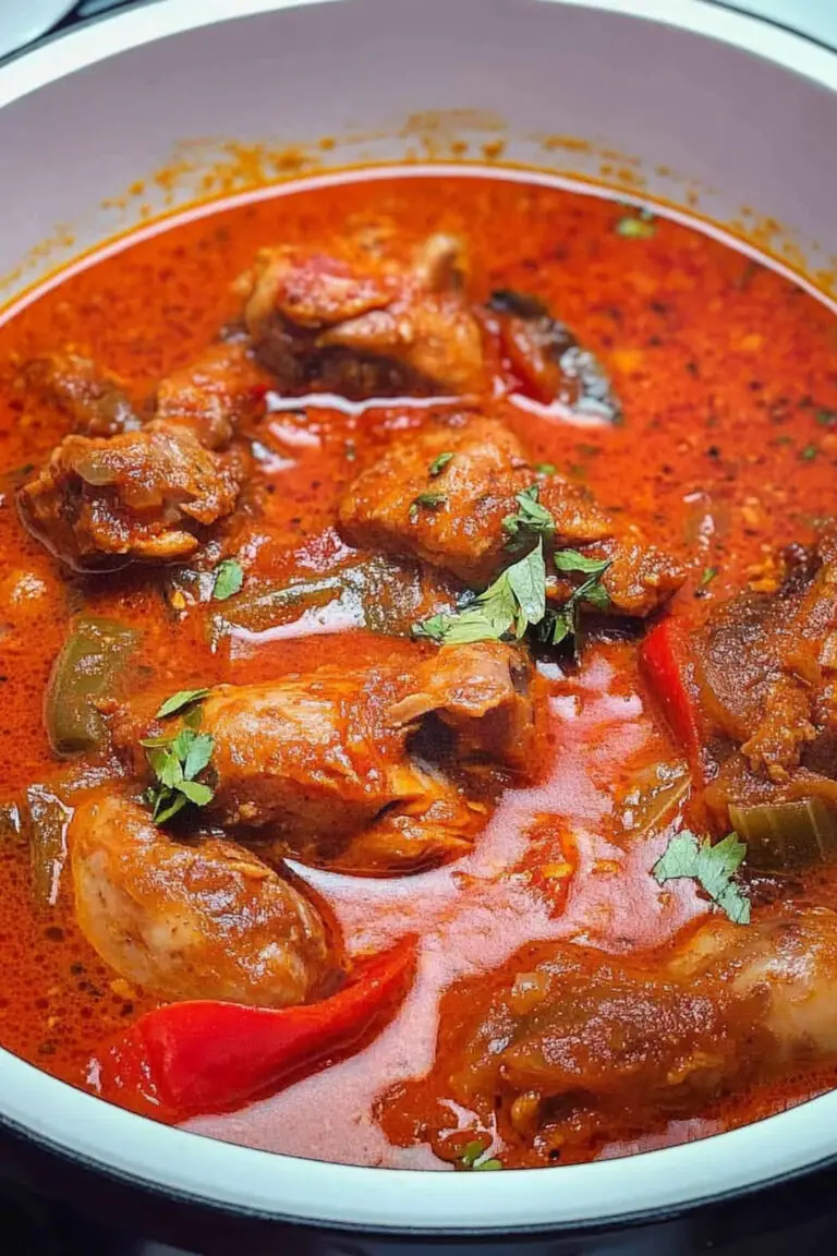 Le Ragoût de Poulet Africain