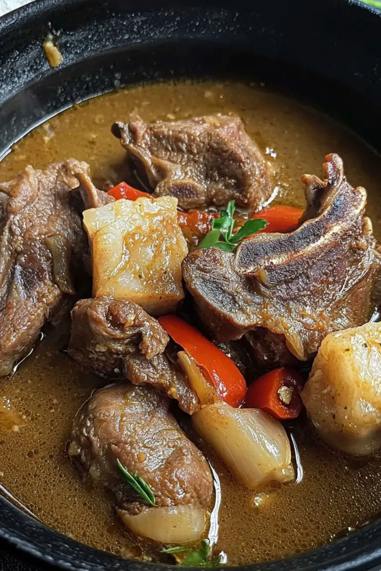 Soupe Épicée à la Viande de Chèvre