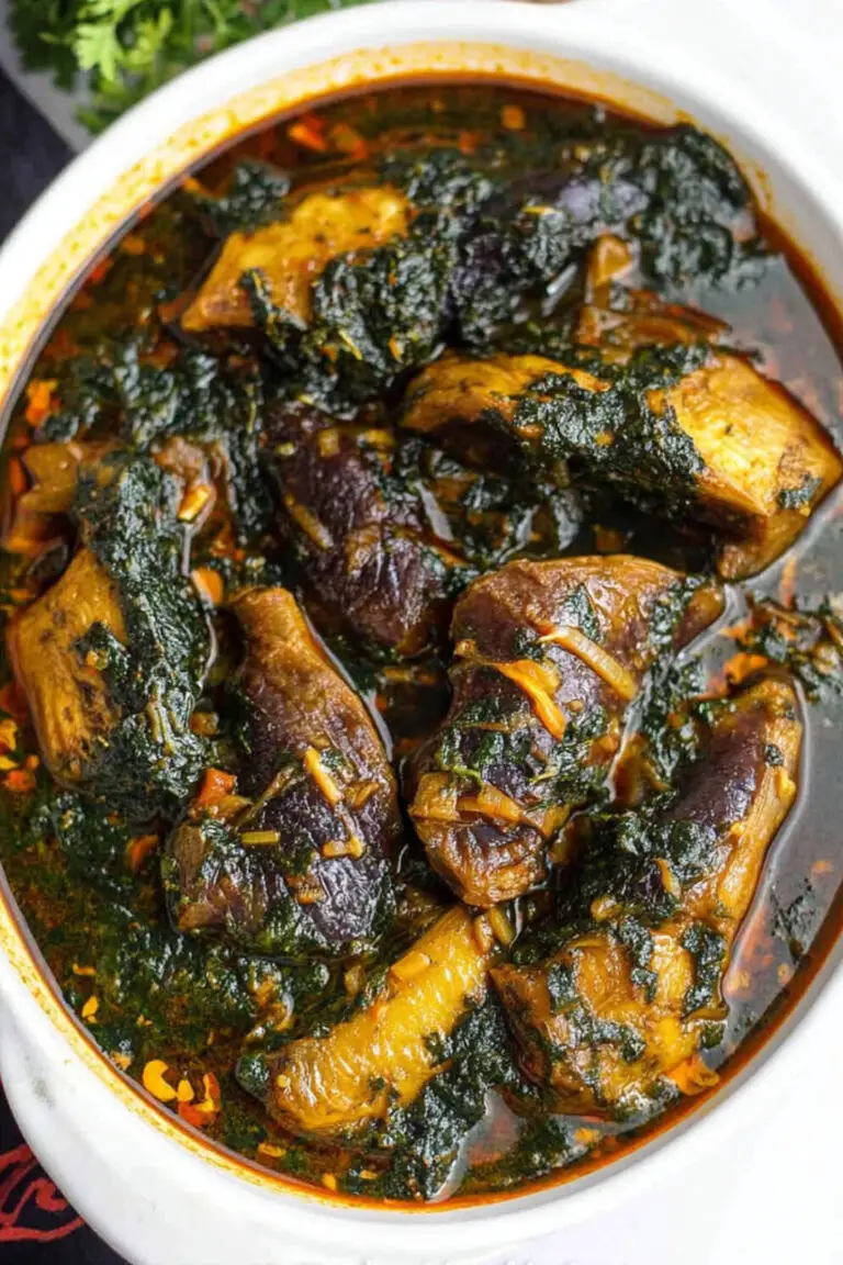 Soupe Edikang Ikong – Soupe aux Légumes