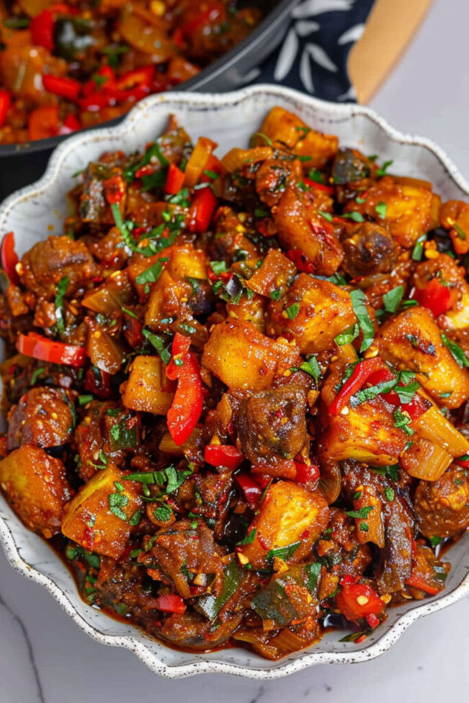 Gizdodo (Peppered Gizzard and Plantains)