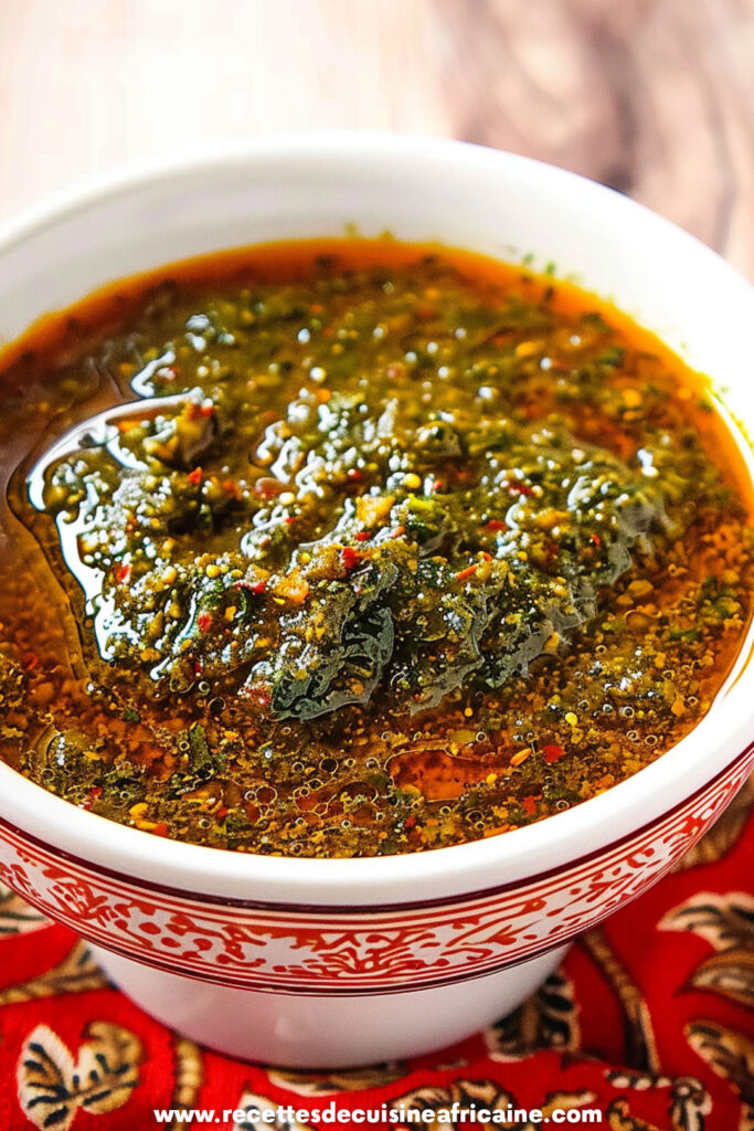 la sauce chermoula