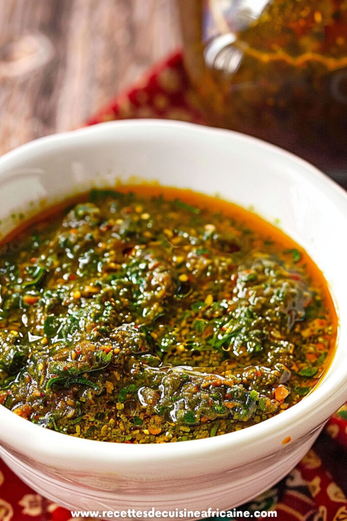 la sauce chermoula