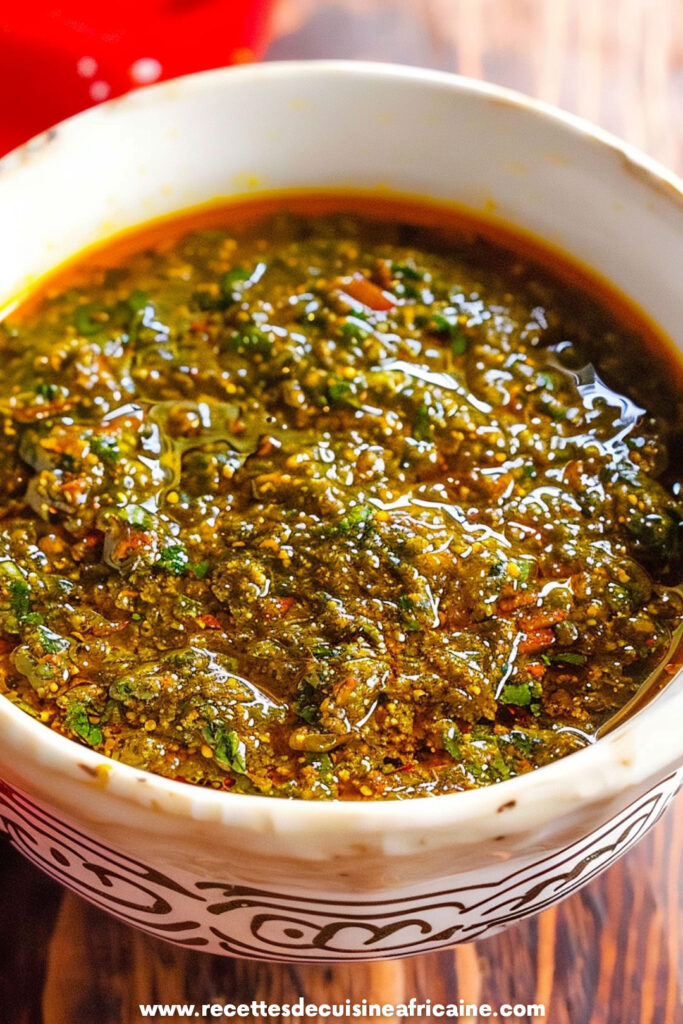 la sauce chermoula