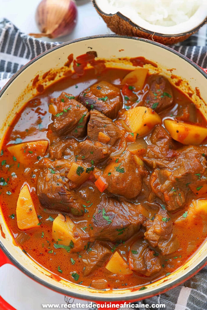 Curry de Bœuf à la Noix de Coco