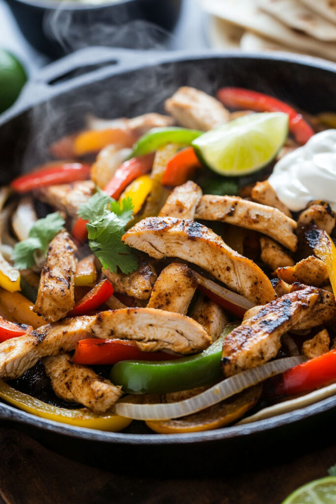 Recette Fajitas Poulet