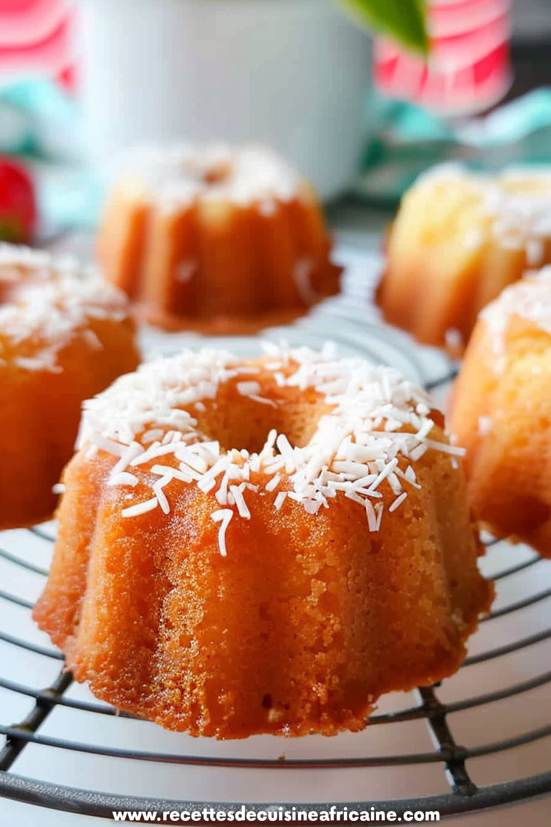 Mini Coconut Bundt Cake