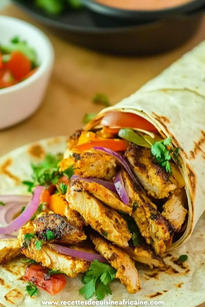 RECETTE DE SHAWARMA AU POULET