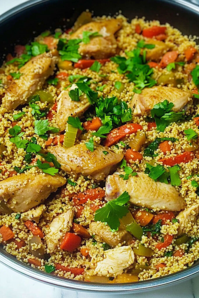 Couscous De Poulet et Légumes