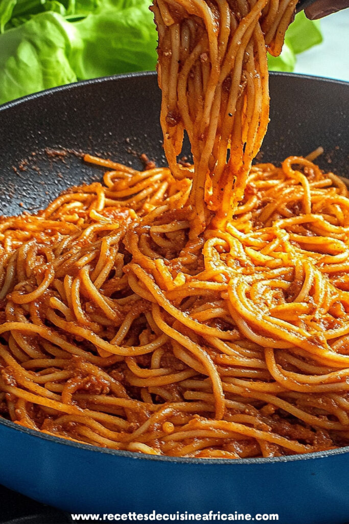 Le spaghetti Jollof 