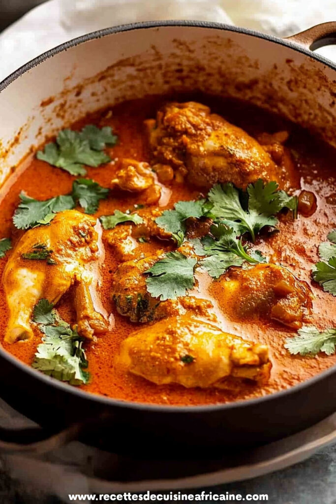 POULET AU CURRY ET LAIT DE COCO