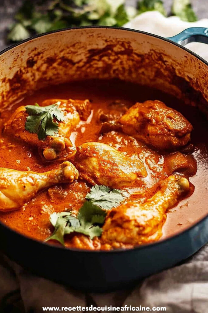 POULET AU CURRY ET LAIT DE COCO