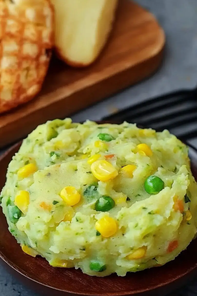 Irio (Purée de pommes de Terre, Maïs et Petits Pois)