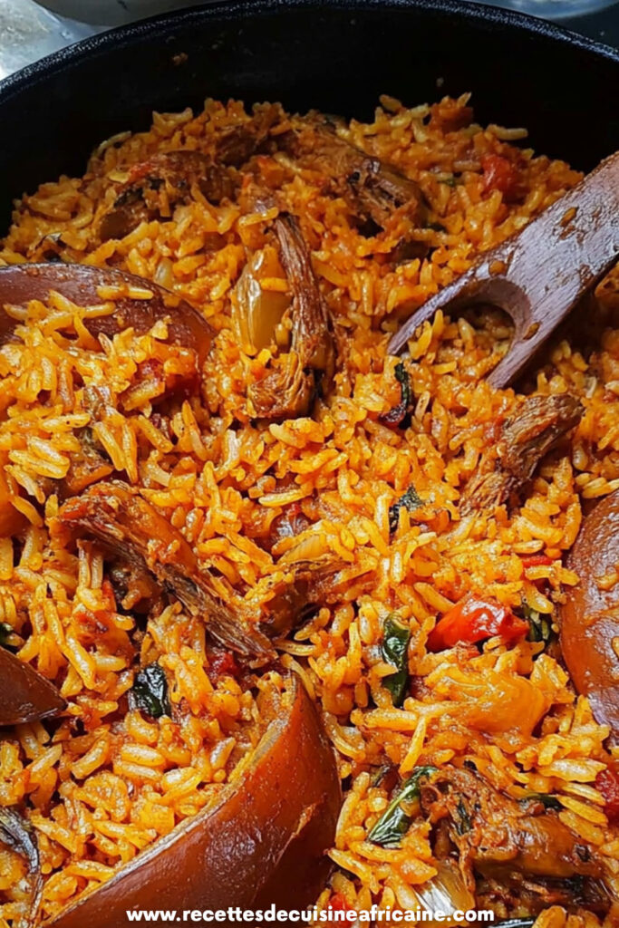 Riz Jollof Authentique (Iwuk Edesi)