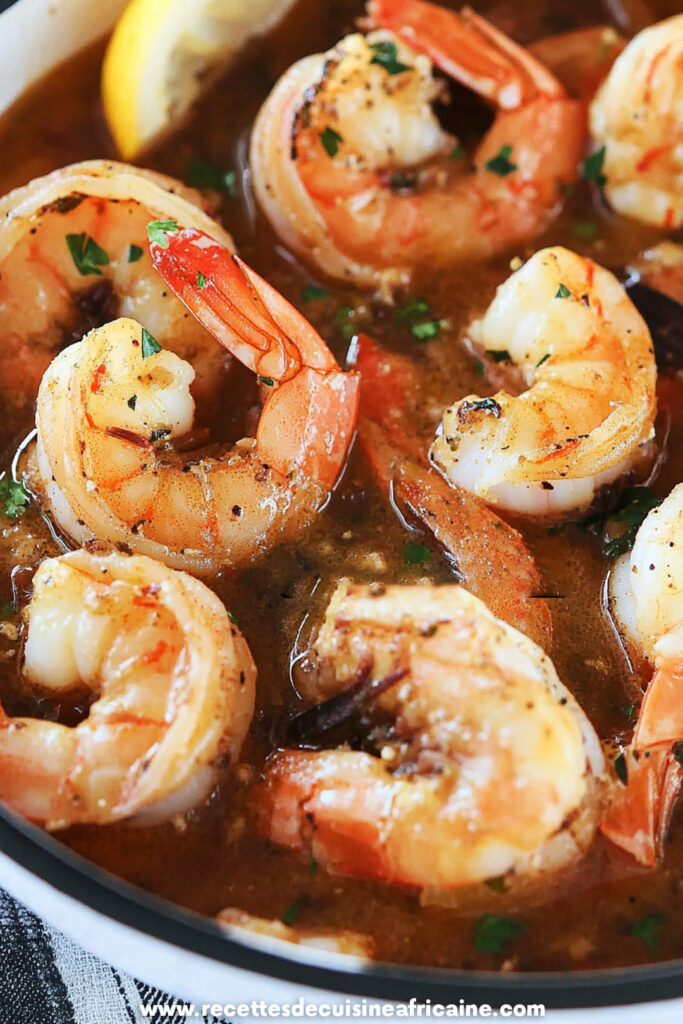 scampis de crevettes