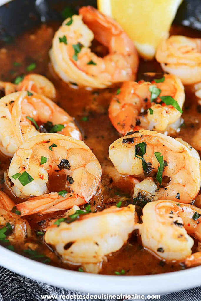 scampis de crevettes