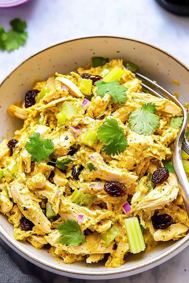 Salade de Poulet au Curry