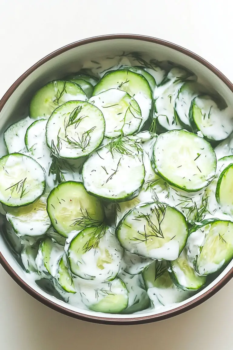 Salade de Concombre au Yaourt