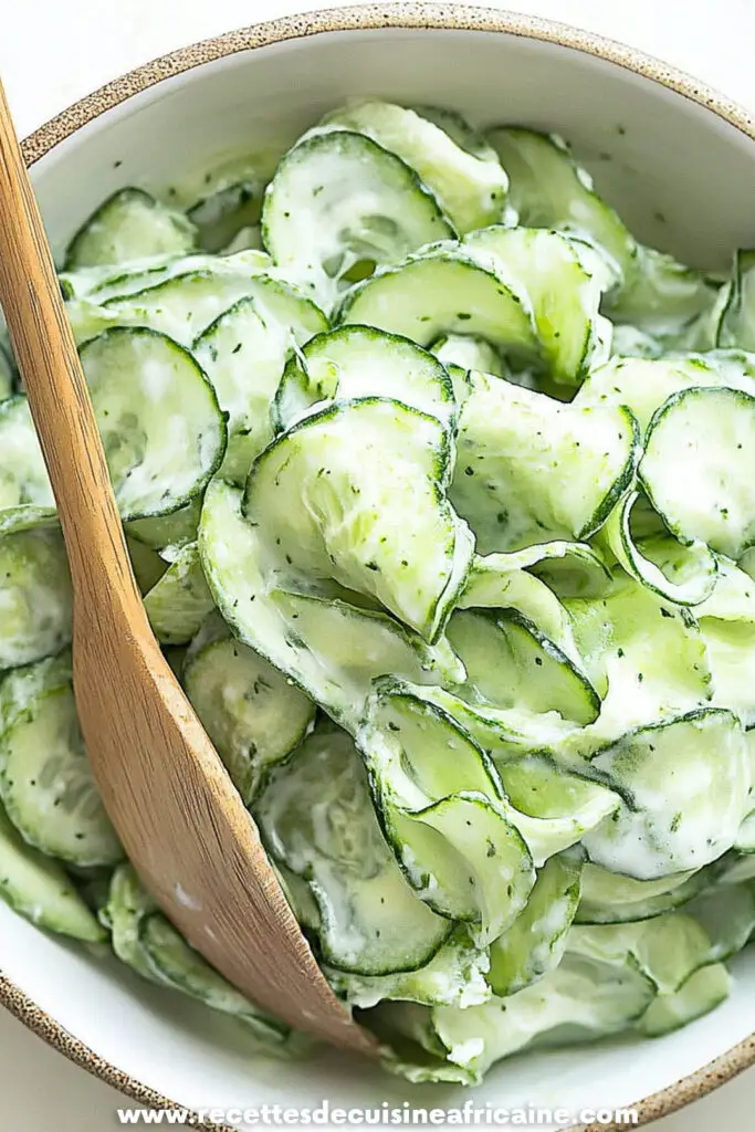 Salade de Concombre au Yaourt