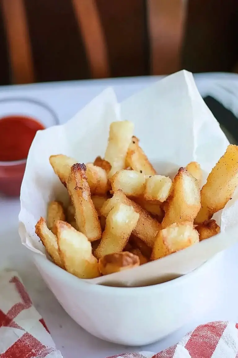 Frites de Manioc au Four