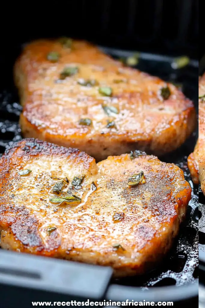 Côtelettes de Porc Fines à la Friteuse à Air