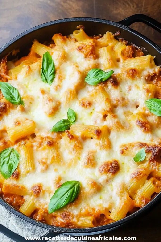 Gratin de Pâtes à la Dinde Hachée