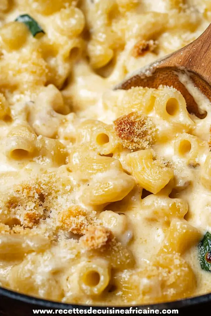 Gratin de Macaroni au Fromage et à la Dinde