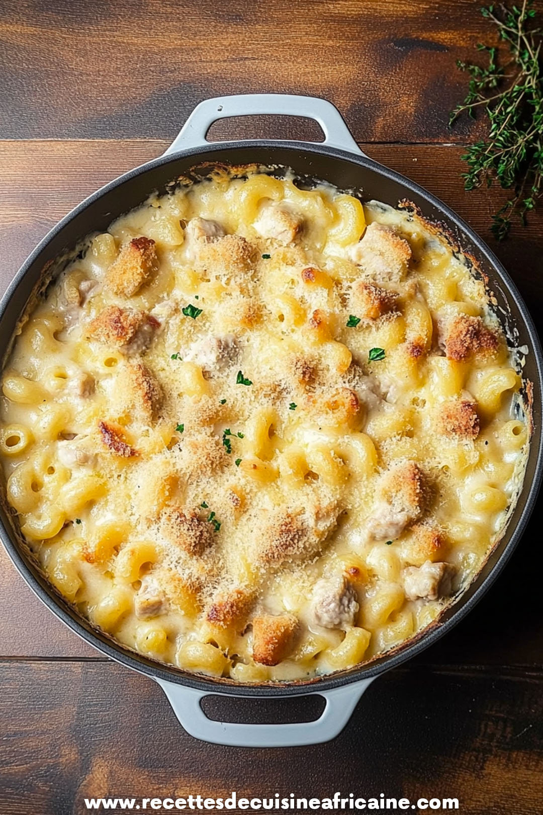 Gratin de Macaroni au Fromage