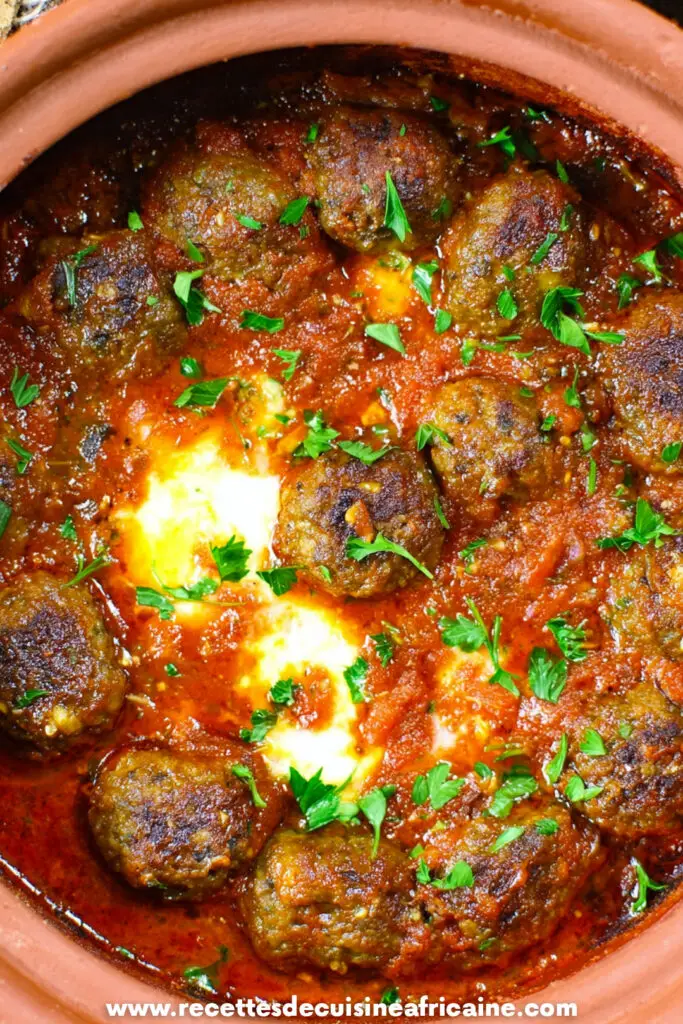 TAJINE DE BOULETTES DE VIANDE