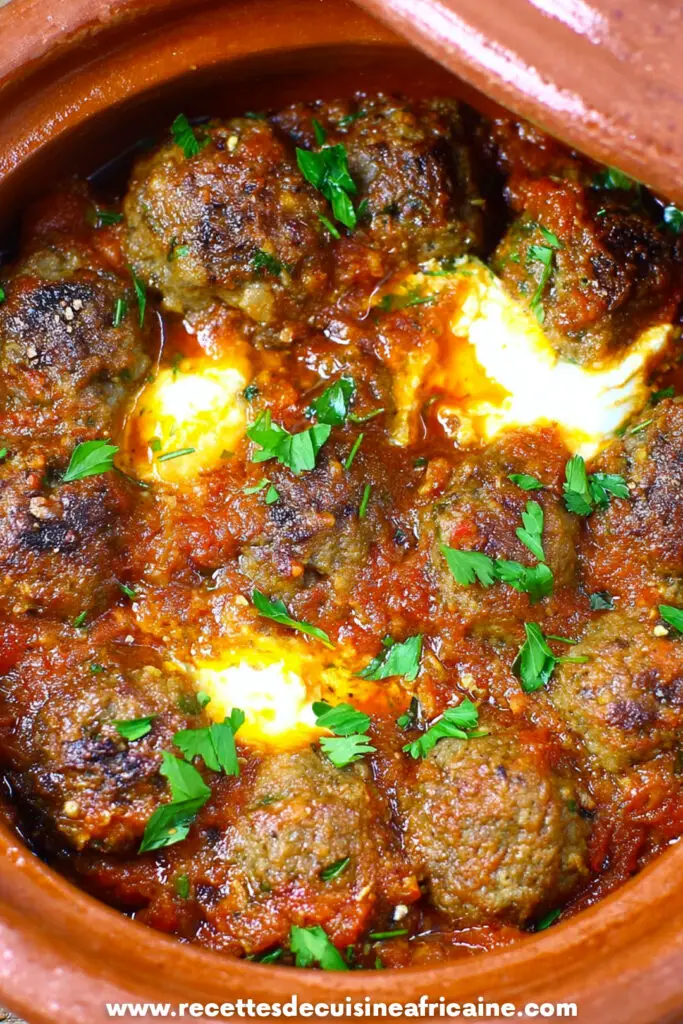 TAJINE DE BOULETTES DE VIANDE