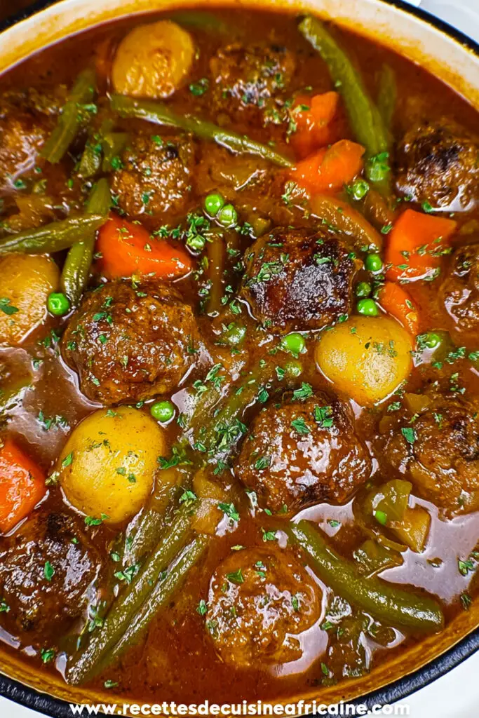 Ragoût de Boulettes de Viande