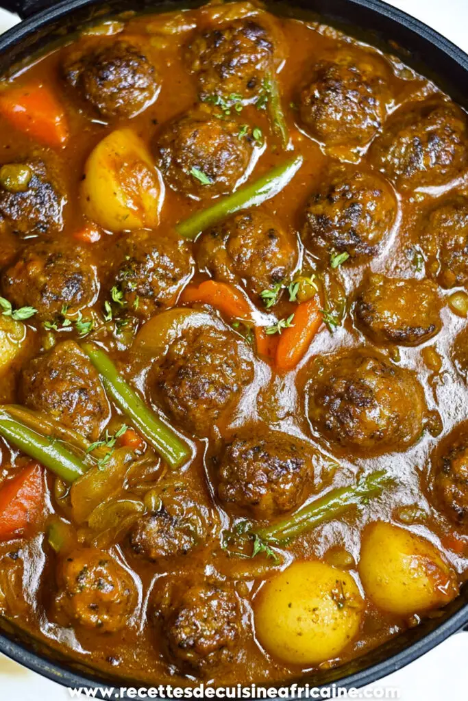 Ragoût de Boulettes de Viande