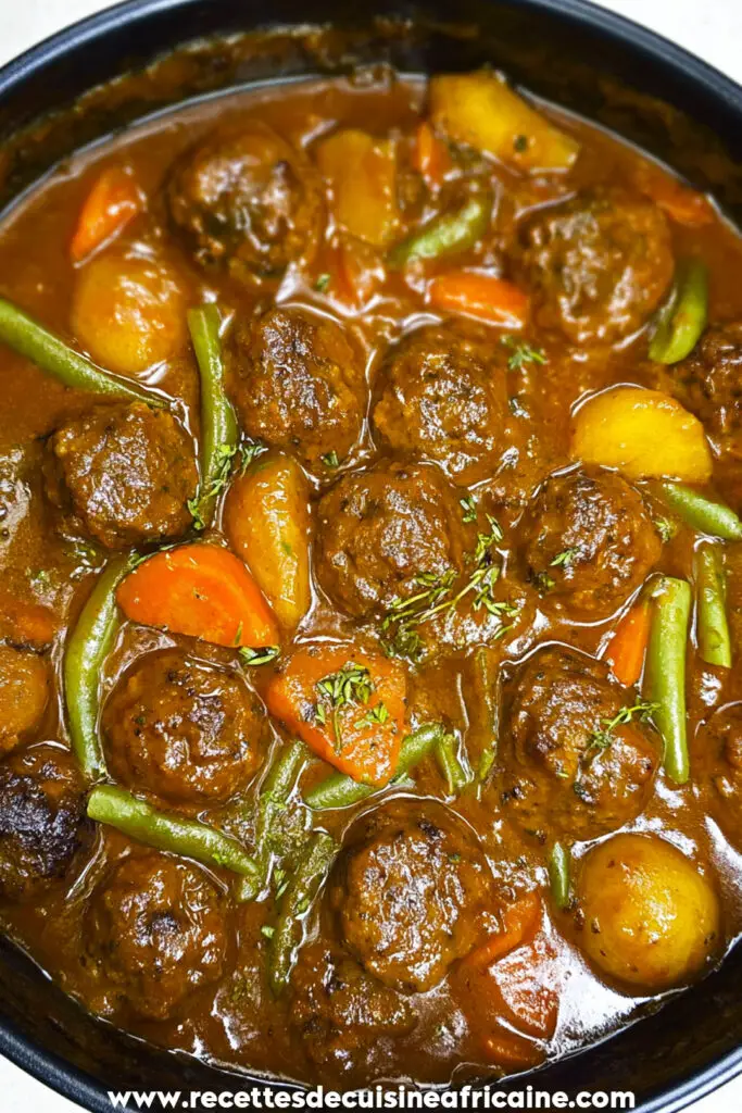 Ragoût de Boulettes de Viande