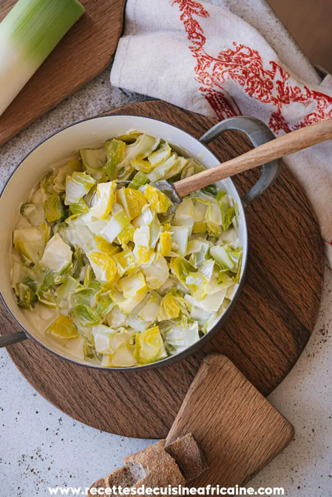 Fondue de poireaux