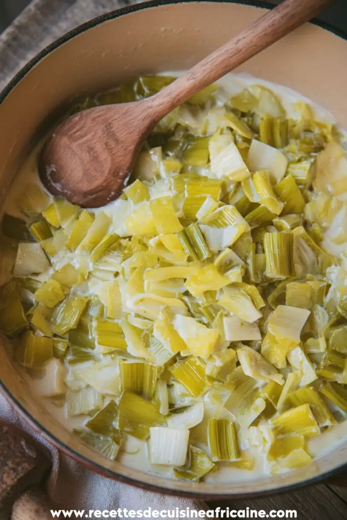 Fondue de poireaux